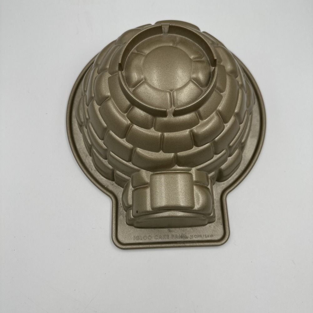 Igloo Cake Pan Nordic Ware Nonstick Cast‎ Aluminum 10 Cups Made USA Baking Mold